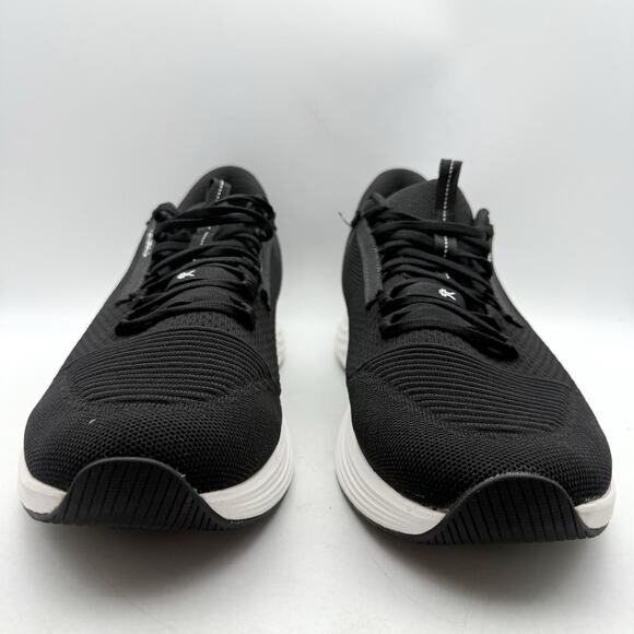 Kuru Mens Atom 2 Running Sneakers US 14 M EU 48 Black White Athletic EUC main image 4